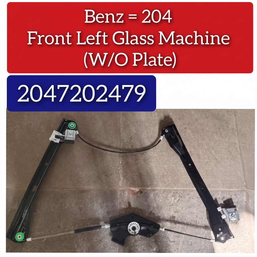 Front Left Power Window Regulator 2047202479 2127201579 A2127201579 Compatible with MERCEDES-BENZ C-CLASS (W204) & E-CLASS (W212)