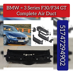 Air Duct 51747294902 Compatible With BMW  3 Series F34 GT 3 SERIES F30