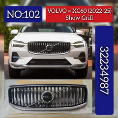 Front Bumper Show Grill With Hole 32234987 32386076 Compatible With VOLVO XC60 II (246) (2022-2025) Tag No.102