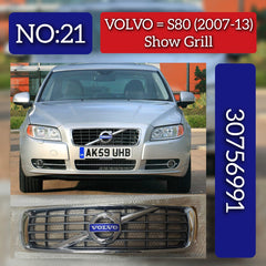 Front Bumper Show Grill 30756991 Compatible With VOLVO - S80 Tag No.21