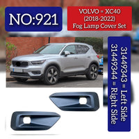 Fog Lamp cover Left 31449343 Right 31449344 Compatible With VOLVO XC40 (536) Tag No.921 (2018-2022)