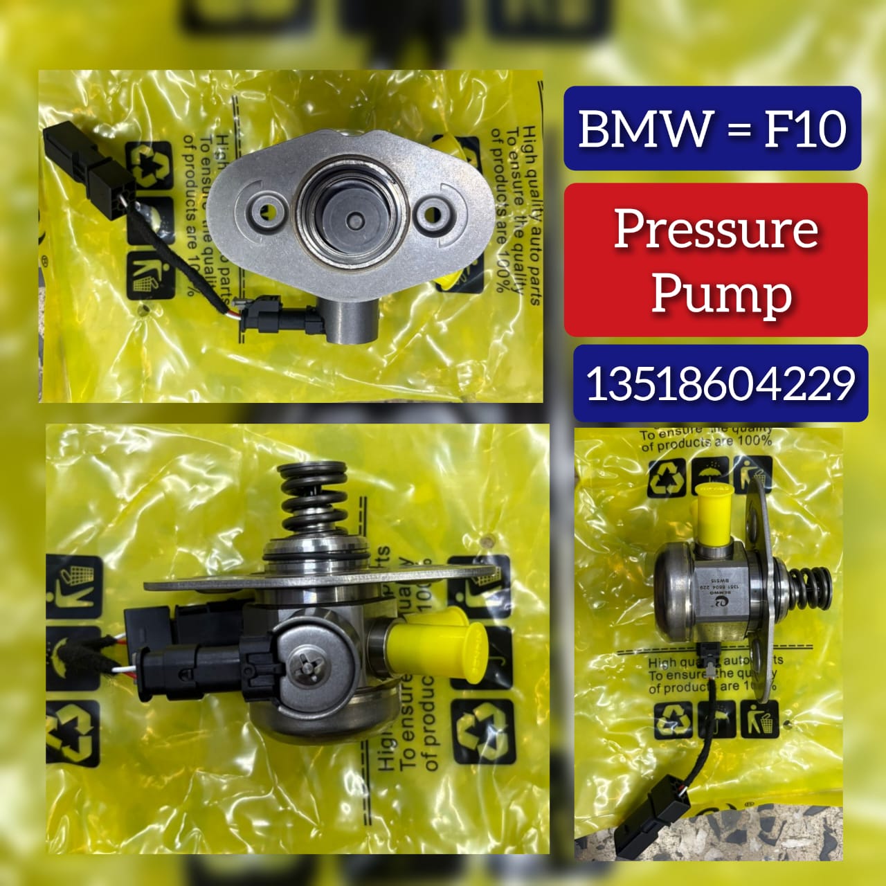 Fule High Pressure Pump 13518604229 For BMW 3 (F30, F80) 5 (F10) X3 (F25)