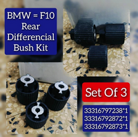 Differencial Bush Kit (Set Of 3) 33316797238 & 33316792872 & 33316792873 Compatible With BMW  5 SERIES F10