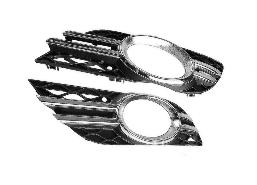 Fog Lamp Cover (With Chrome) Left 2118850822 Right 2118850922 A2118850822 Compatible With Mercedes Benz=211 (2007-2009) Tag No.282