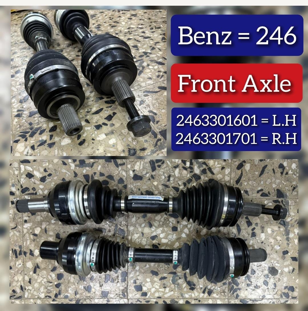 Front Axle Rods Left 2463301601 Right 2463301701 Compatible With Mercedes Benz  B CLASS W246