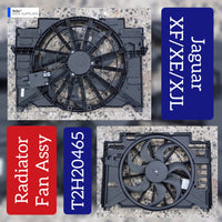 Engine Radiator Cooling Fan Assembly T2H20465 Compatible With Jaguar  XF I (X250)  XE (X760)  For XJL