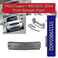 Front Bumper Foam Up 51119801602 Compatible With MINI COUNTRYMAN (R60) | (2011-16)