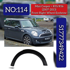 Front Right Wheel Arch (EYEBROW ) 51777349422 Compatible With MINI (R56) & MINI Convertible (R57) Tag No.114
