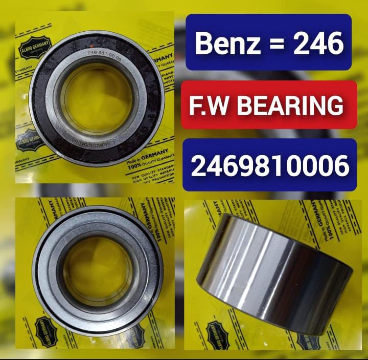 Front Wheel Bearing 2469810006 A2469810006 Compatible With MERCEDES-BENZ A-CLASS W176 & B-CLASS Sports Tourer W246, W242 & CLA Coupe C117 & GLA-CLASS X156