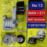 Belt Tensioner With Pulley 11287627052 11284600341  11287586900 Compatible with BMW 7 Series (F01,F02,F03,F04) & X6 E71 Tag no : 13