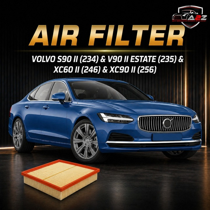 Air Filter E1543L & 31370089 & LX4233 Compatible With VOLVO S90 II (234) & V90 II Estate (235) & XC60 II (246) & XC90 II (256)Tag : 90