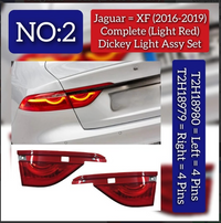 Complete (Light Red) Dickey Light Assy INNER Set Right T2H18979 T2H6169 Left T2H18980 Compatible With aguar  For XF Tag No.02