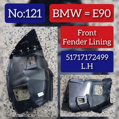 Front Right fender Liner 51717172499 Compatible With BMW & BMW 3 SERIES E90 2006-2012 Tag No.121