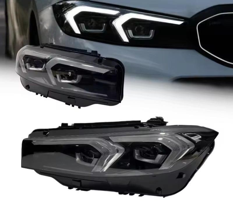 Complete Headlight (LED) Set Left 63115A4F763 & Right 63115A4F764 Compatible With BMW G20 (New) 2023-2025