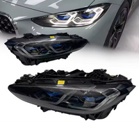 Complete Headlight Assembly (Laser) Left 63115A0F8C1 & Right 63115A0F8C2 Compatible With BMW G22 2020-2023