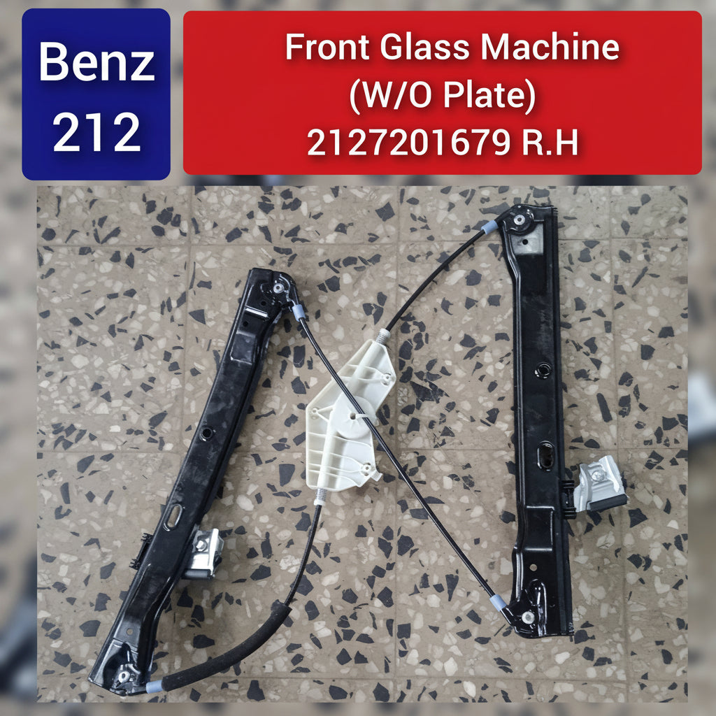 Front Right Power Window Regulator Without Plate 2047202579 Compatible with MERCEDES-BENZ C-CLASS (W204) & E-CLASS (W212)