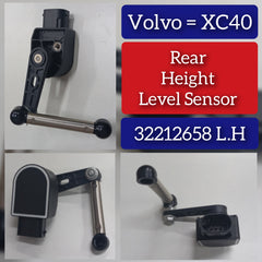 Rear Height Level Sensor Left side  32212658 Compatible With Volvo XC=40