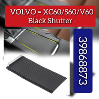 Black Central Console Drink Water Cup Holder Cover Shutter Roller Trim 39868873 Compatible With VOLVO XC60