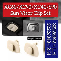 Roof Hooks Left 32226342 Right 32226343 Compatible with Volvo XC90 V90 XC40 XC60