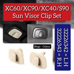 Roof Hooks Left 32226342 Right 32226343 Compatible with Volvo XC90 V90 XC40 XC60