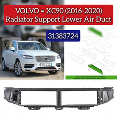 Radiator Support Lower Air Duct  31383724 Compatible With VOLVO XC90 (2016-2020)