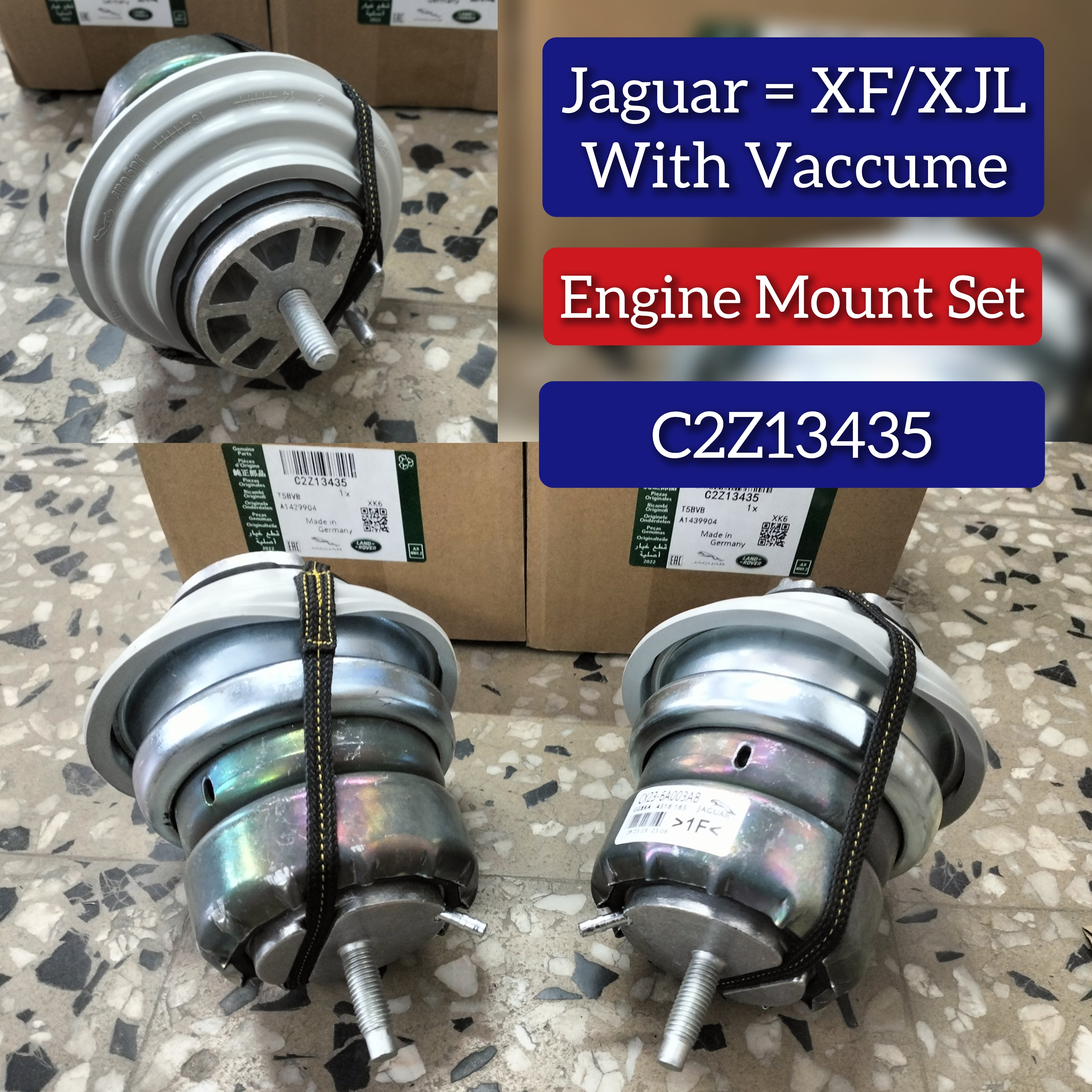 Engine Motor Mounts WITH VACCUME C2Z13435 Compatible With JAGUAR XF
