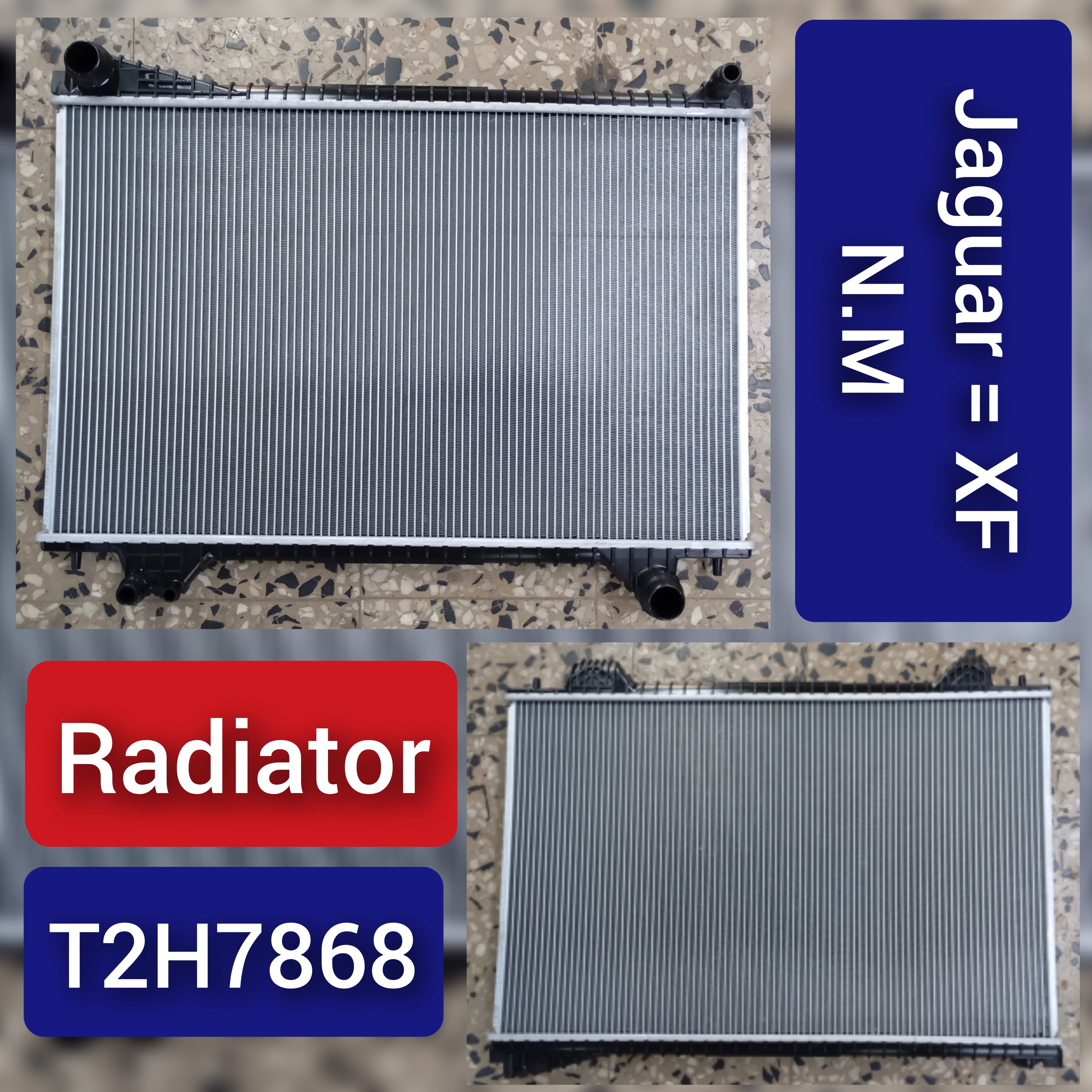 Radiator GX738005BC T2H7868 Compatible with JAGUAR XE (X760) & XF II (X260)