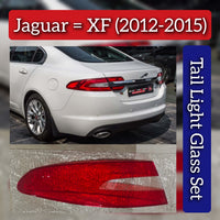 Tail Light Glass Compatible With Jaguar  XF (X250) (2012-2015)