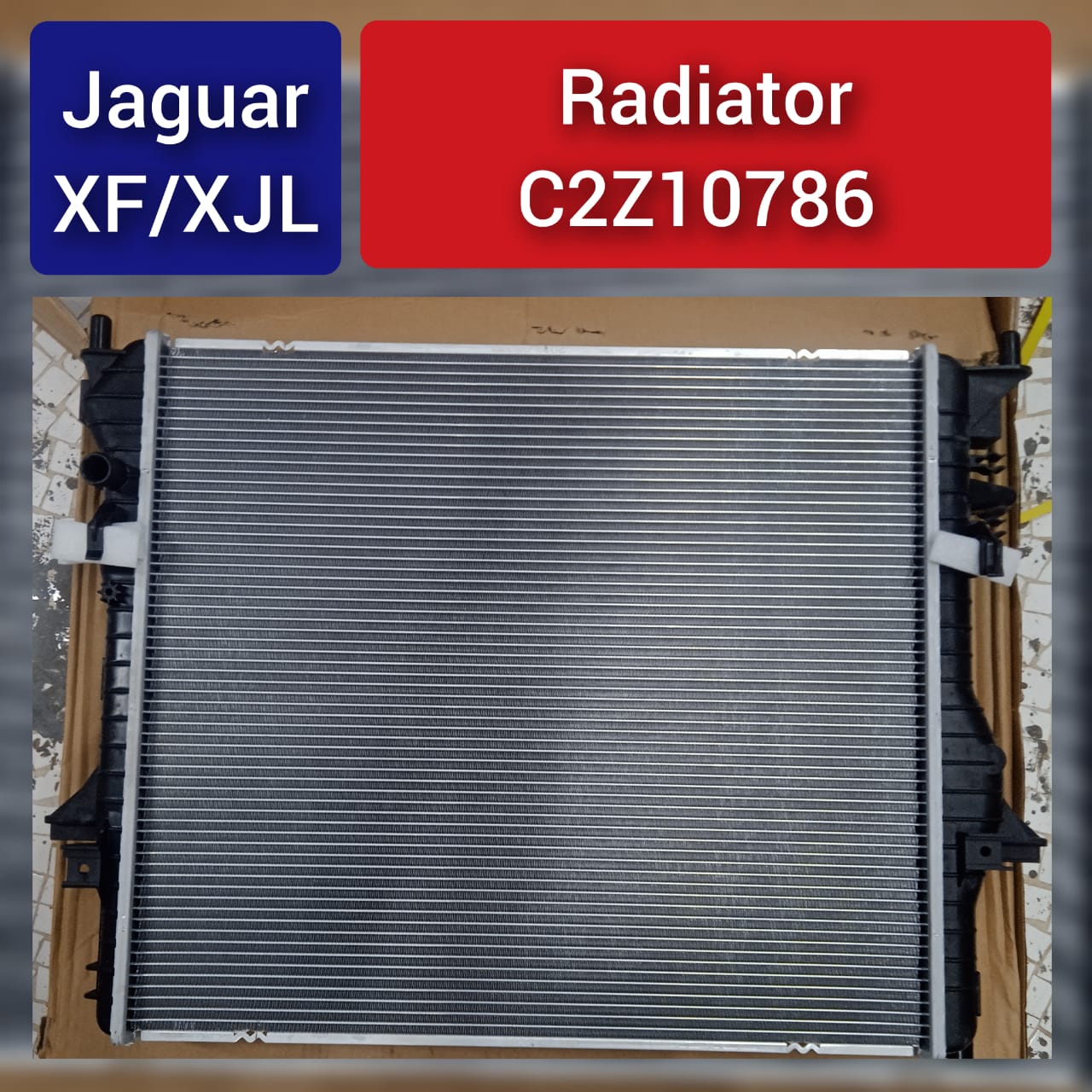 Radiator C2Z10786 C2D26542 C2D38735 Compatible with JAGUAR XF I (X250) & XJ (X351)