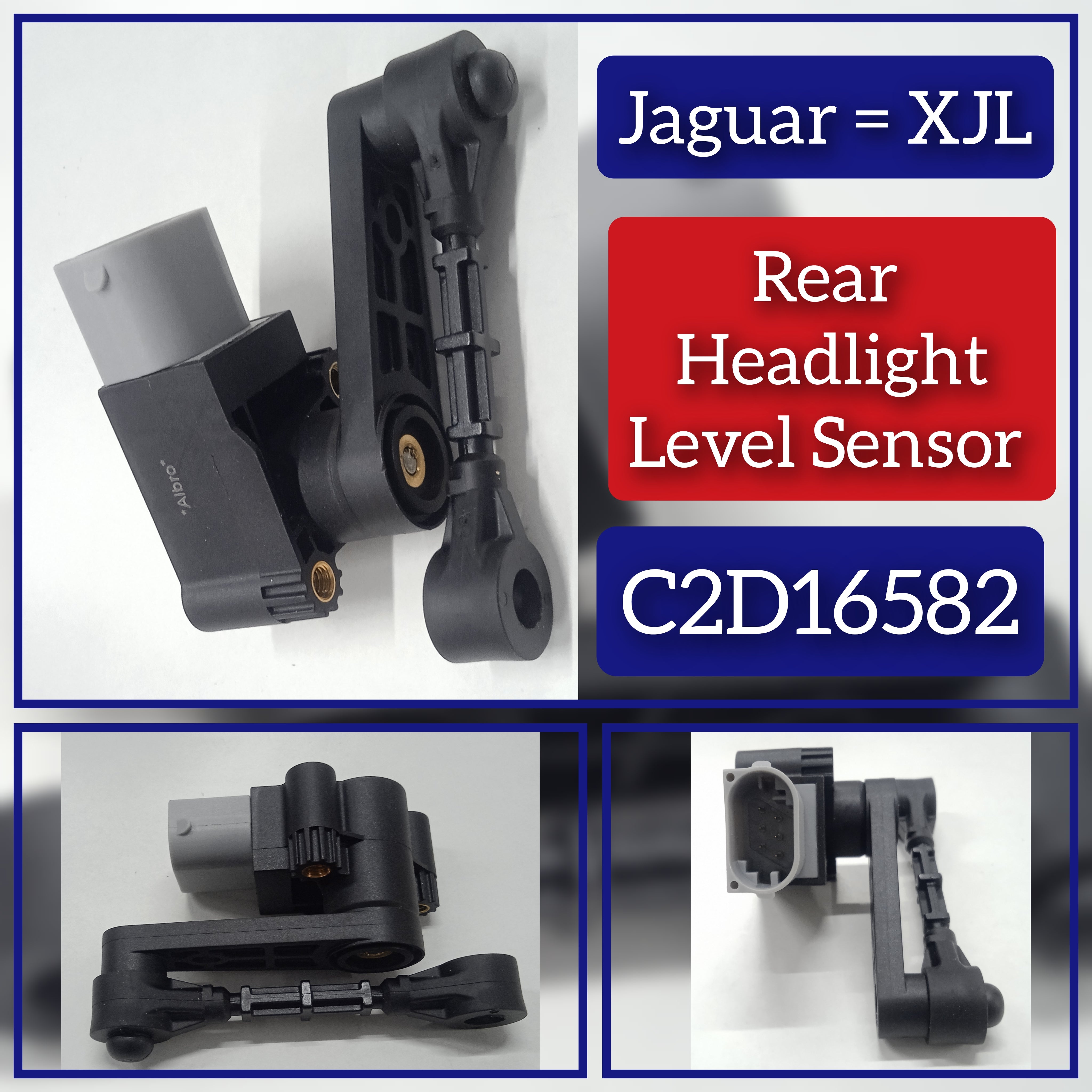 Rear Right Air Suspension Height Level Sensor C2D16582 AW933C280BC AW933C280BD C2D6859b Compatible With JAGUAR XJL