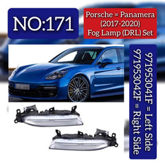 Fog Lamp (DRL) Left 971953041F & Right 971953042F Compatible With Porsche Panamera (2017-2020) Tag No.171