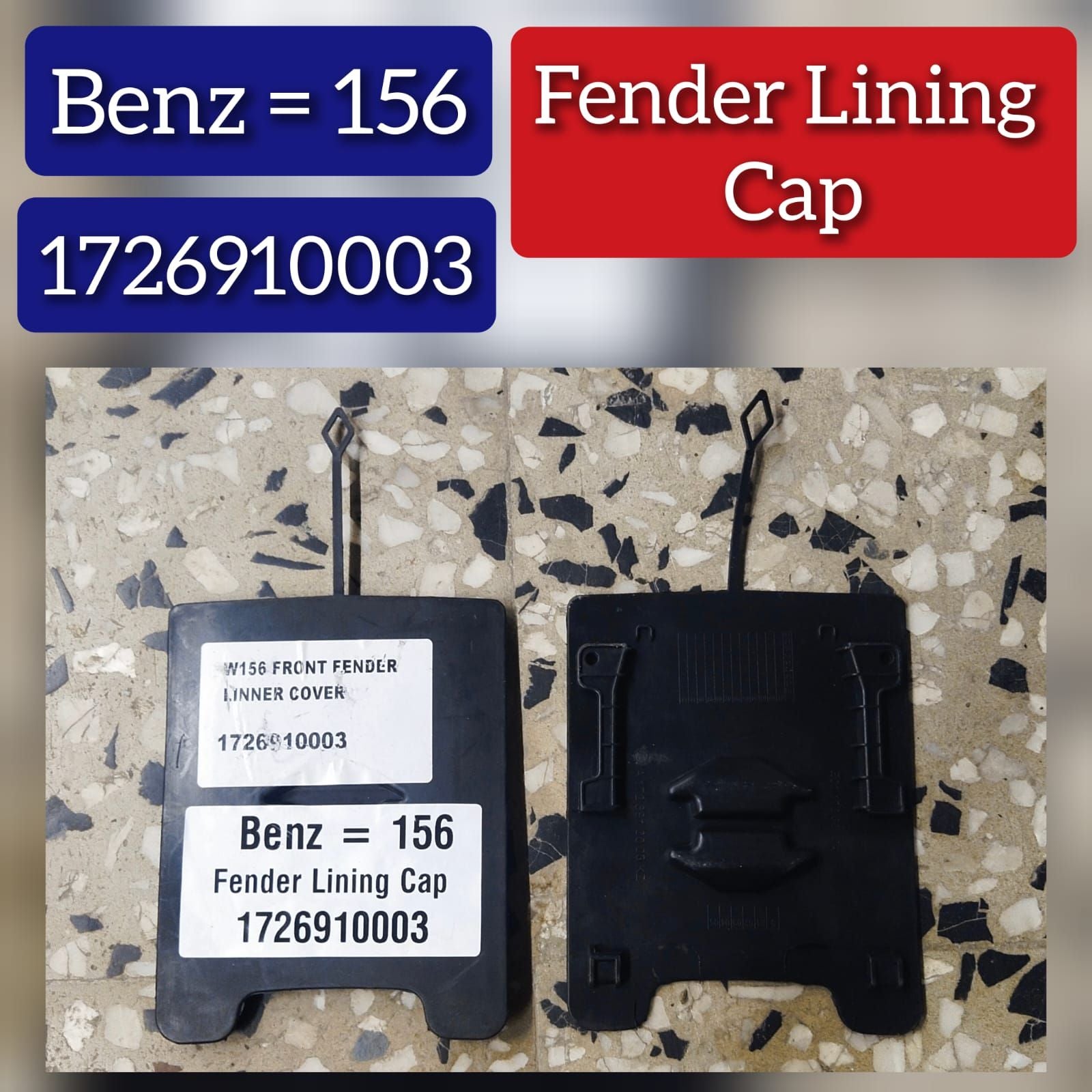 Fender Linning Cap 1726910003 Compatible With Mercedes Benz For GLA CLASS (W156)