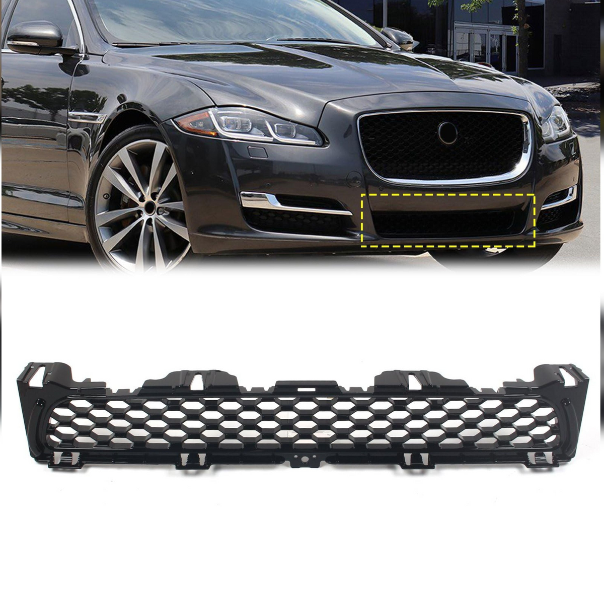 Front Bumper Lower Grill C2D43048 Compatible With Jaguar XJL (2016-2019) Tag No.32