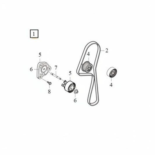 Timing Belt Kit CT1215K1 31359937 Compatible With VOLVO S60 II (134), XC90 II (256) (CONTINENTAL)