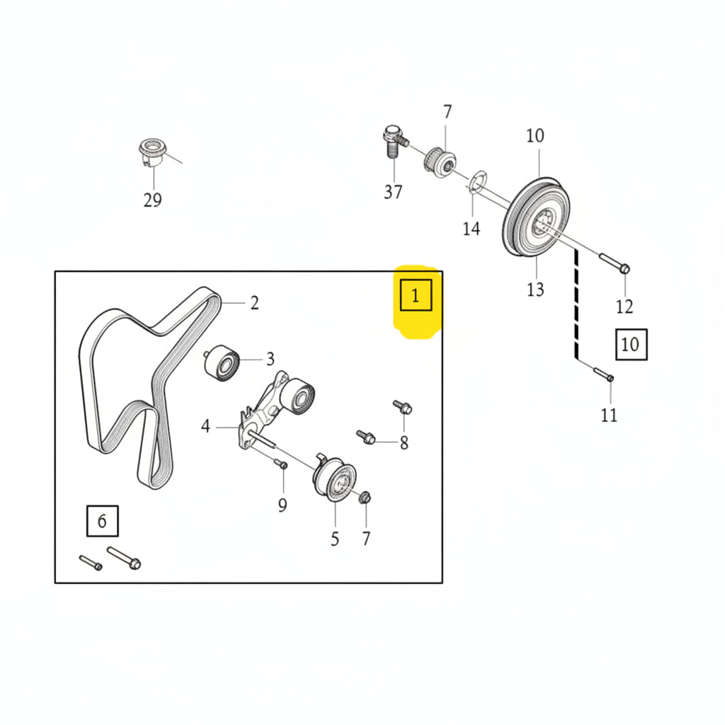 Timing Belt Kit CT1216K3 31430200/31460881 Compatible With VOLVO S60 II (134), S90 II (234), V90 II Estate (235), XC40 (536), XC60 I SUV (156), XC60 II (246), XC90 II (256) (CONTINENTAL)