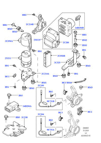 ABS Wheel Speed Sensor SSB500062 SSF500021 Compatible With  LAND ROVER & RANGE ROVER III (L322)