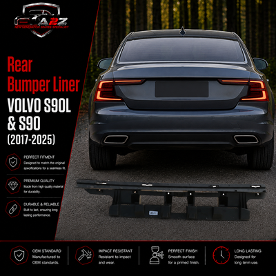 Rear Bumper Liner 31449159 Compatible With VOLVO S90L & S90 [2017-2025]