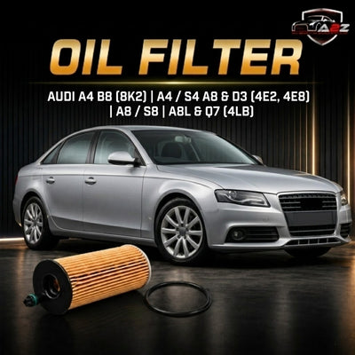 Oil Filter E73HD134 & 057115561L & OX196/1D 057115561K Compatible With AUDI A4 B8 (8K2) | A4 / S4 A8 & D3 (4E2, 4E8) | A8 / S8 | A8L & Q7 (4LB)Tag : 58