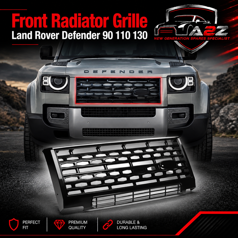 Front Radiator Grille LR069115 Compatible With Land Rover Defender 90 110 130