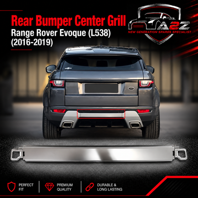 Rear Bumper Center Grill Compatible With Land Rover Range Rover Evoque (L538) (2016-2019) Tag No.43