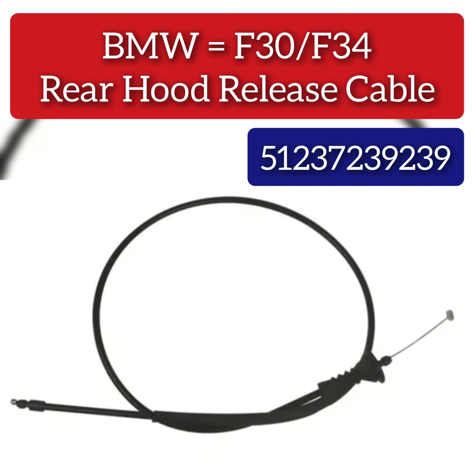 FRONT COVER CABLE 51237313782 51237239239 51237313782 Compatible With BMW F31 F80 F34 F32 F33 F36 F35