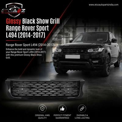 Glossy Black Show Grill LR054767 Compatible With Range Rover Sport - L494 (2014-2017) Tag No.43