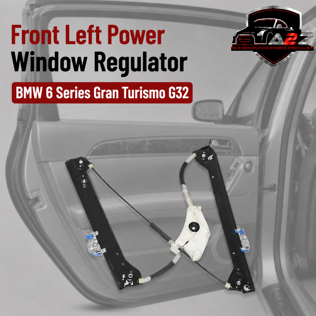 Front  Left Power Window Regulator 51338494809 Compatible with BMW 6 Series Gran Turismo G32