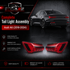 Tail Light Left 4K5945091 4K5945223A & Right 4K5945092 4K5945224A Compatible With Audi A6 (2018-2024) Tag No.163