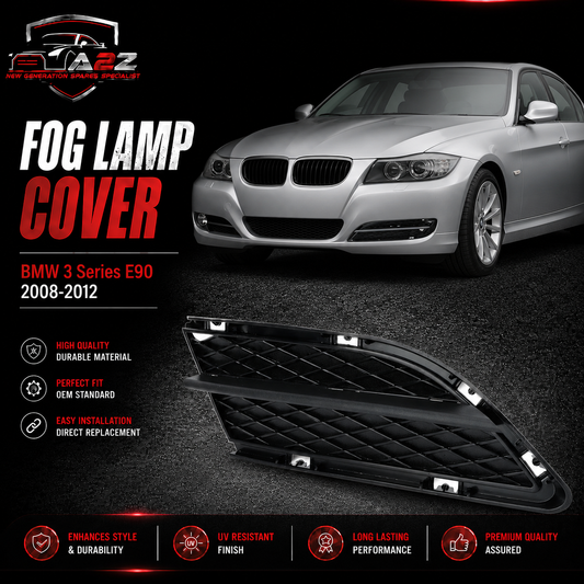 Fog Lamp Cover Left 51117198893 & Right 51117198894 Compatible With BMW 3 Series E90 2008-2012  Tag-FC-461