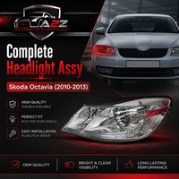 Complete Headlight Assy Set (9 Pin) Left 1Z2941017R & Right 1Z2941018R Compatible With Skoda Octavia (2010-2013) Tag No.171