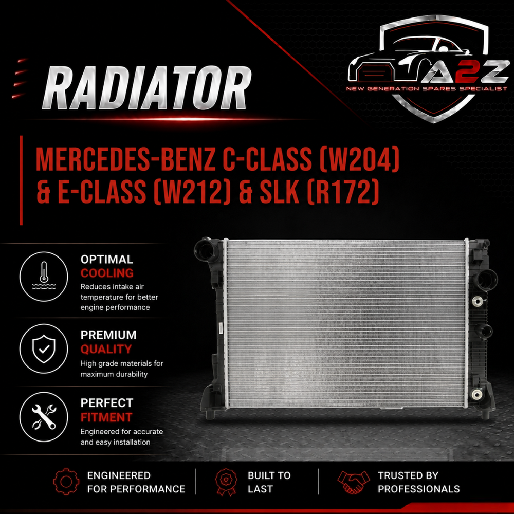 Radiator 2045000203 2045002203 2045004303 Compatible with MERCEDES-BENZ C-CLASS (W204) & E-CLASS (W212)  & SLK (R172)