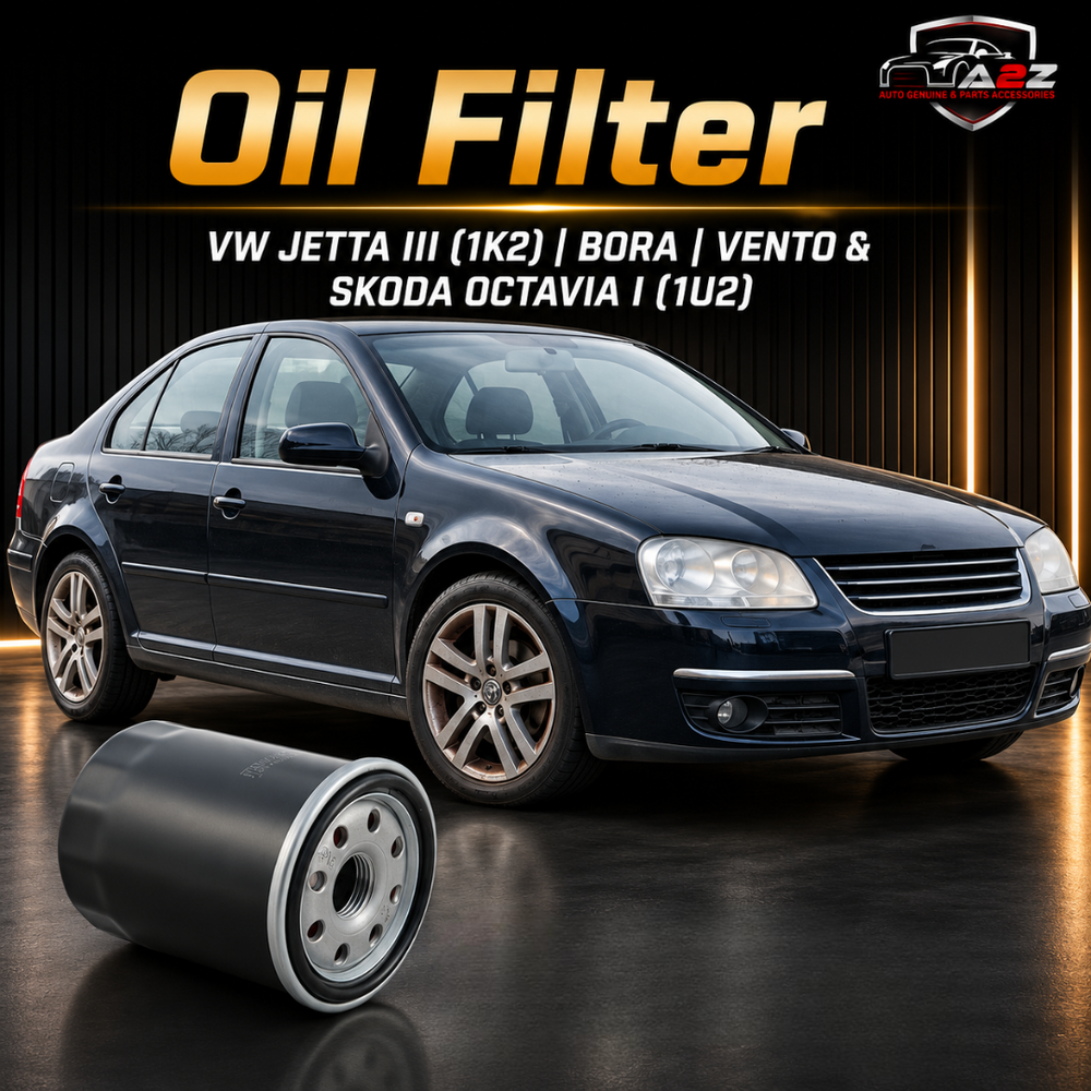 Oil Filter H14W27 & 034115561A & OC264  Compatible With VW JETTA III (1K2) | BORA | VENTO & SKODA OCTAVIA I (1U2) Tag.286