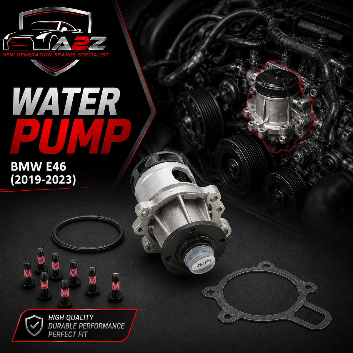 Water Pump WPS3011 11511721872 Compatible With BMW 3(E46) (CONTINENTAL)