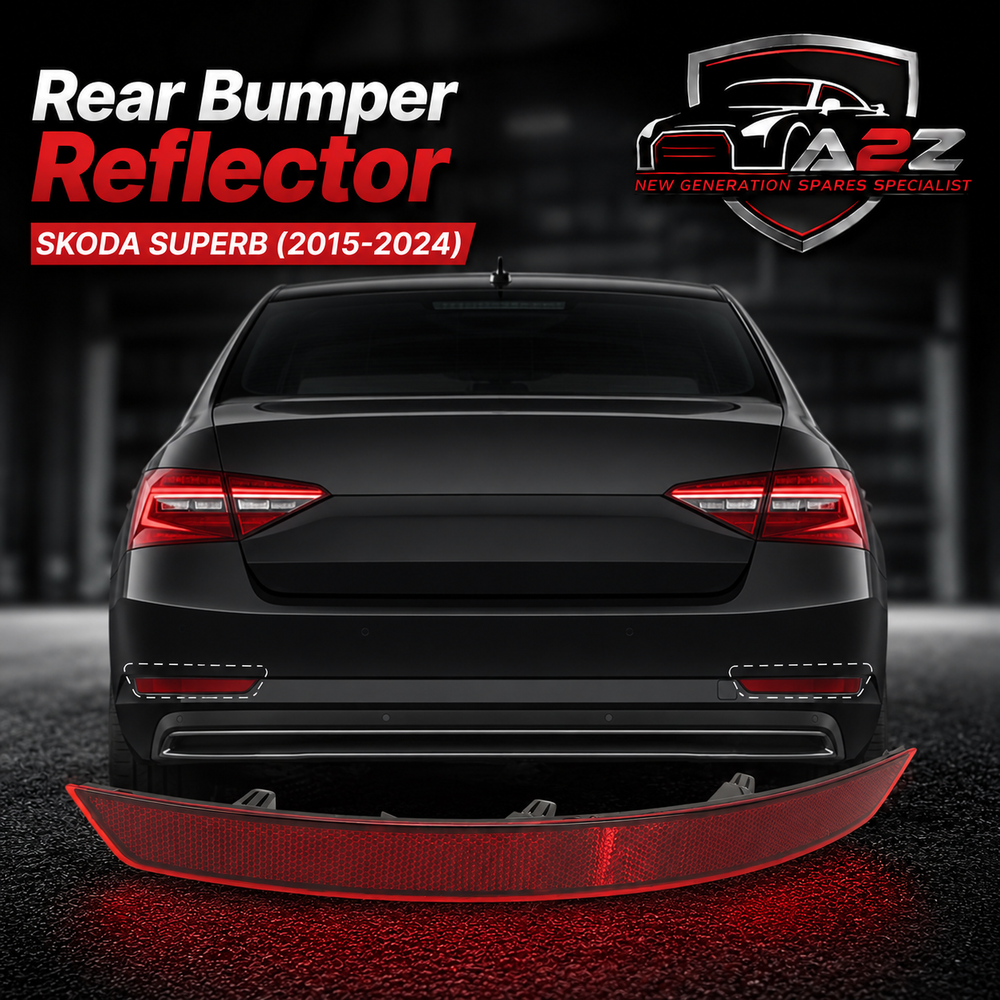 Rear Bumper Reflector Compatible With SKODA SUPERB Rear Bumper Reflector Left 3V5945106 & Right 3V5945105 (2015-2024) Tag No.167